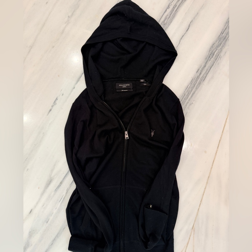 All Saints Men's Black Lightweight Jacket